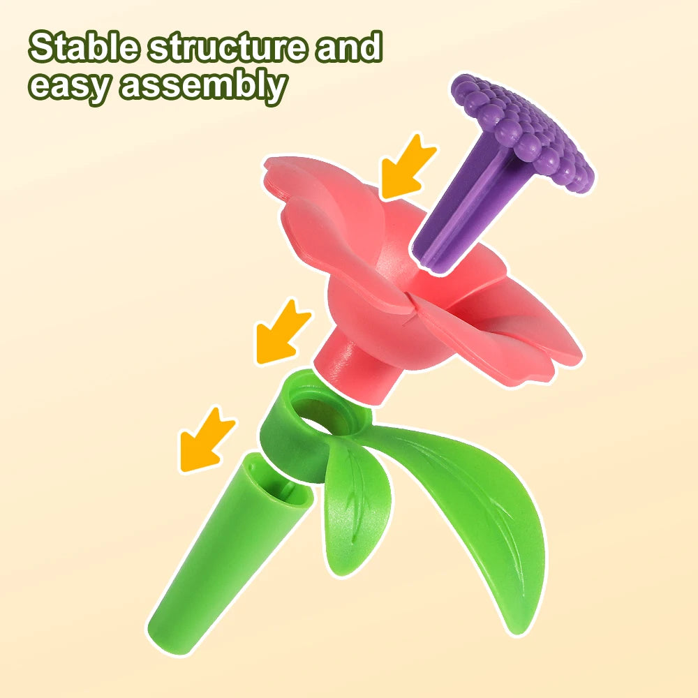 Jardín de Flores Montessori – Juguete Educativo Creativo para Niños