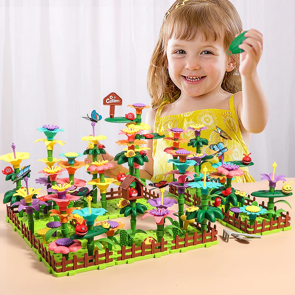 Jardín de Flores Montessori – Juguete Educativo Creativo para Niños