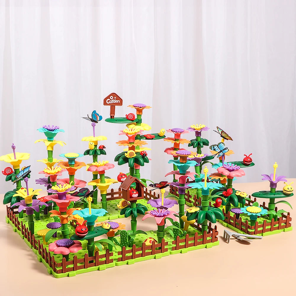 Jardín de Flores Montessori – Juguete Educativo Creativo para Niños