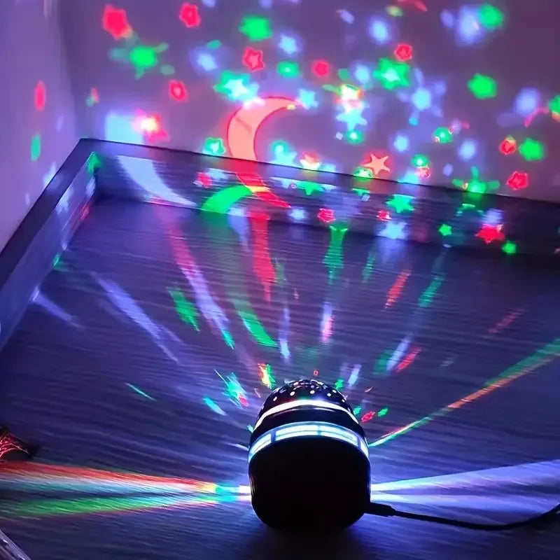 Lámpara Proyector Galaxia 🌌 | Luz Nocturna Relajante para Dormir Mejor