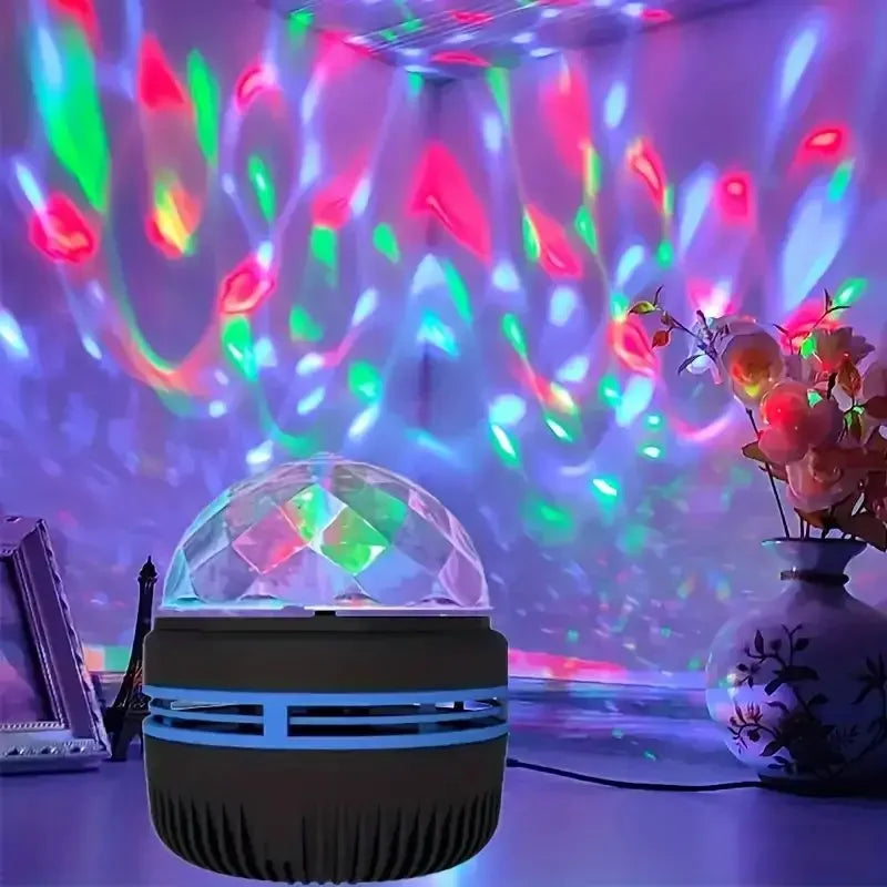 Lámpara Proyector Galaxia 🌌 | Luz Nocturna Relajante para Dormir Mejor
