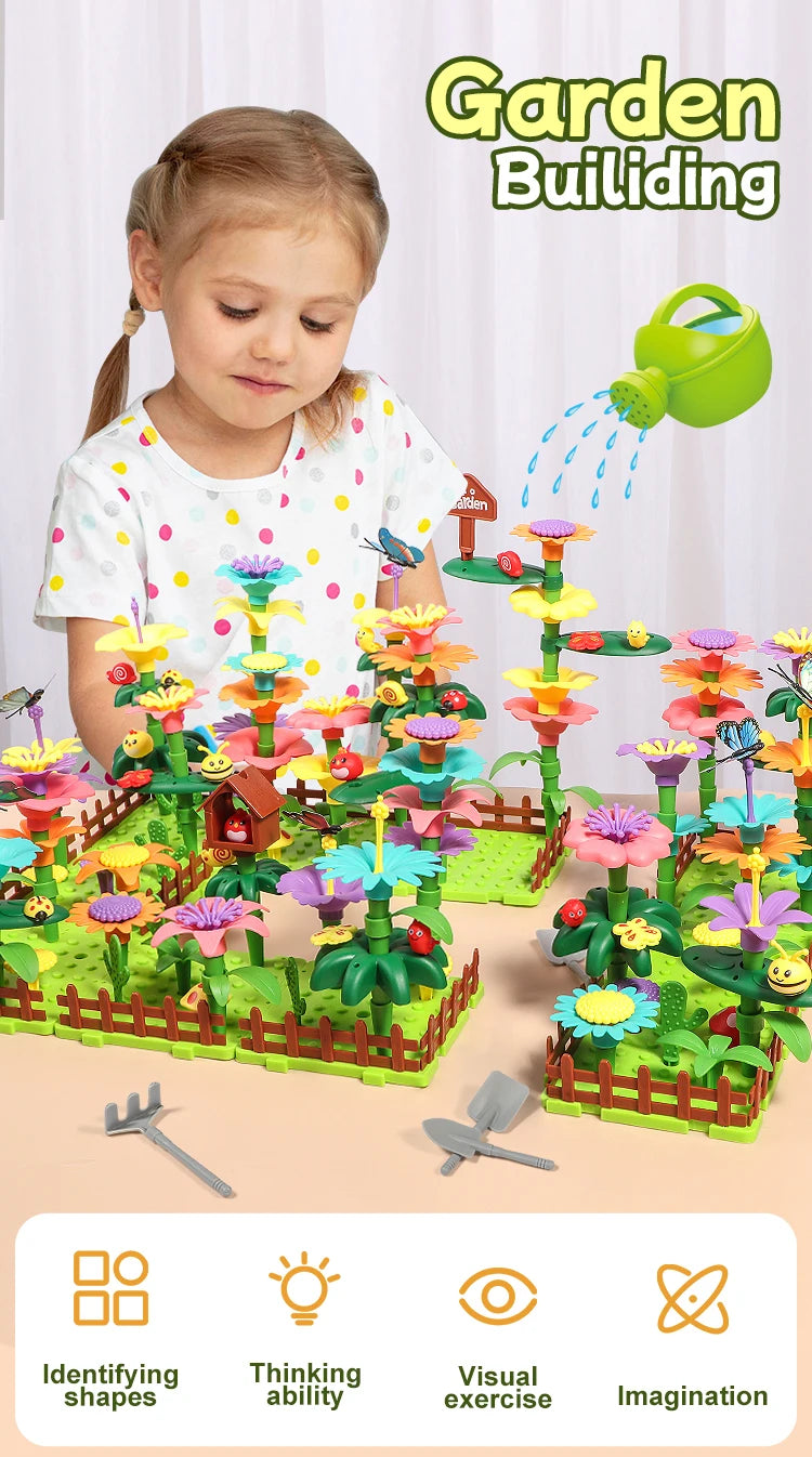 Jardín de Flores Montessori – Juguete Educativo Creativo para Niños