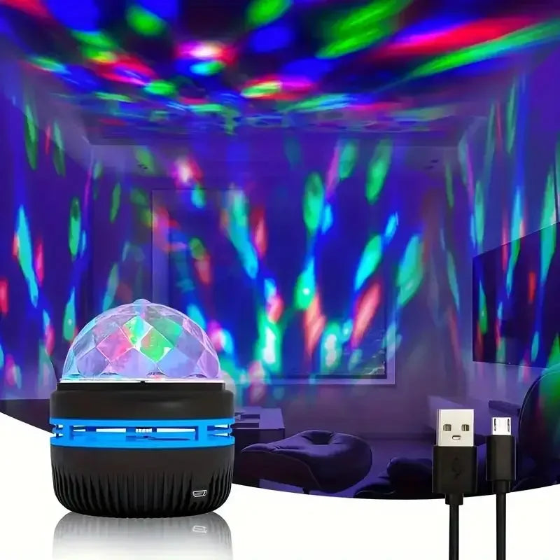 Lámpara Proyector Galaxia 🌌 | Luz Nocturna Relajante para Dormir Mejor